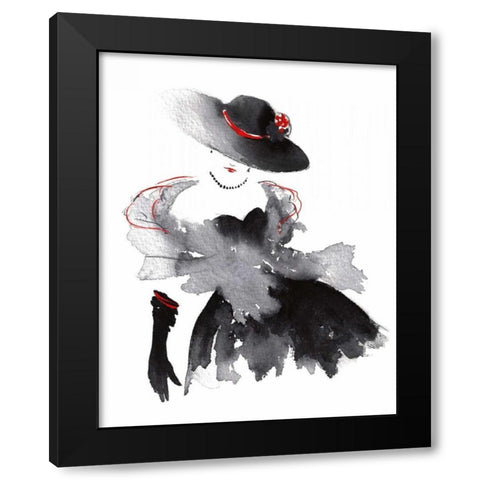 Evening Out I Black Modern Wood Framed Art Print by McNaughton, Rachel