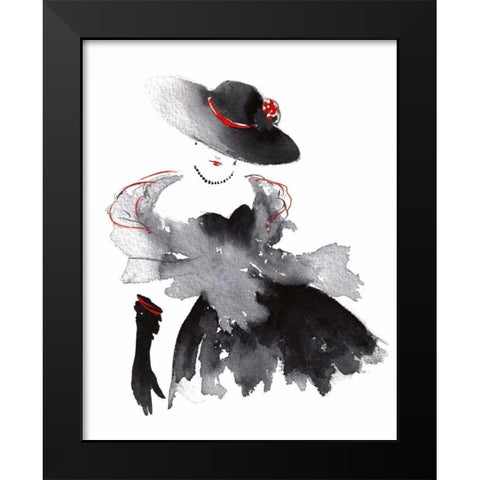 Evening Out I Black Modern Wood Framed Art Print by McNaughton, Rachel