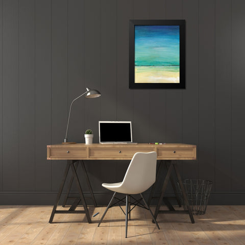 Tropics II Black Modern Wood Framed Art Print by Coopersmith, Justin