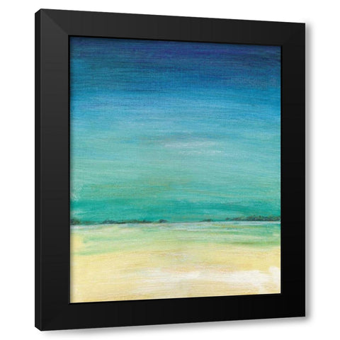 Tropics II Black Modern Wood Framed Art Print with Double Matting by Coopersmith, Justin