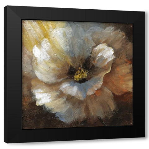 Blooming II Black Modern Wood Framed Art Print with Double Matting by Nan