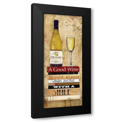 Good White Black Modern Wood Framed Art Print by Robinson, Carol