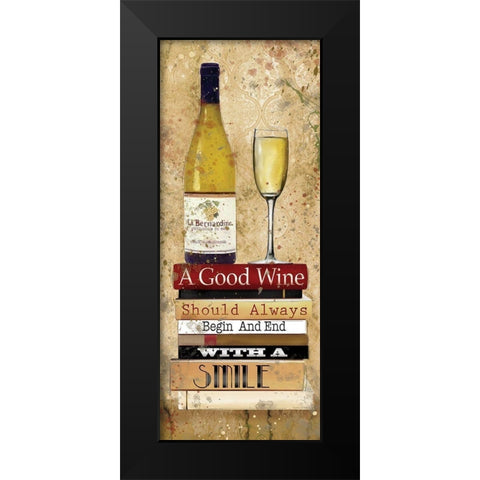 Good White Black Modern Wood Framed Art Print by Robinson, Carol