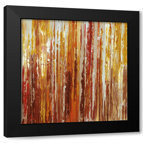 Moving Forward Black Modern Wood Framed Art Print with Double Matting by Nan