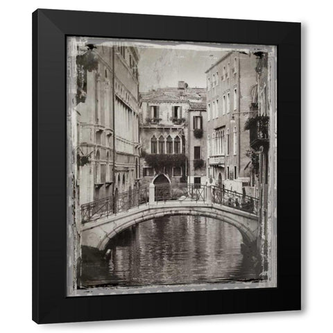 Venice Romance II Black Modern Wood Framed Art Print by Jackson, Susan
