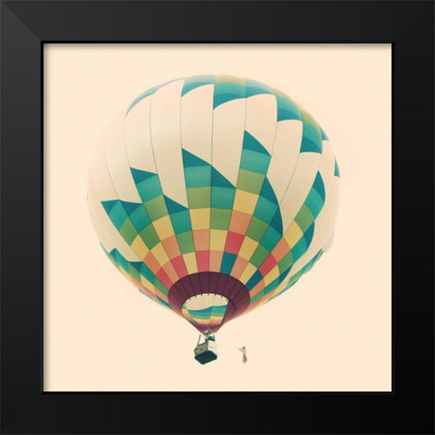 Up and Away III Black Modern Wood Framed Art Print by Jackson, Susan