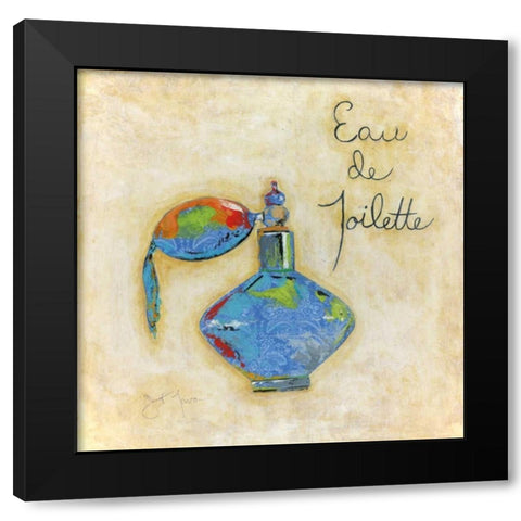 Toilette Black Modern Wood Framed Art Print by Tava Studios