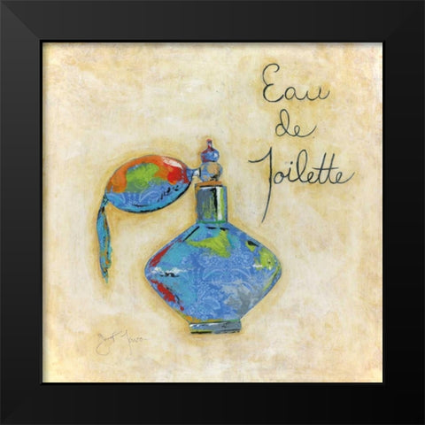 Toilette Black Modern Wood Framed Art Print by Tava Studios