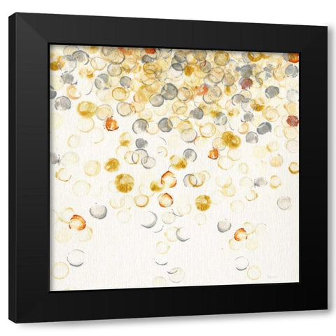 Golden Tones Black Modern Wood Framed Art Print with Double Matting by Craven, Katrina