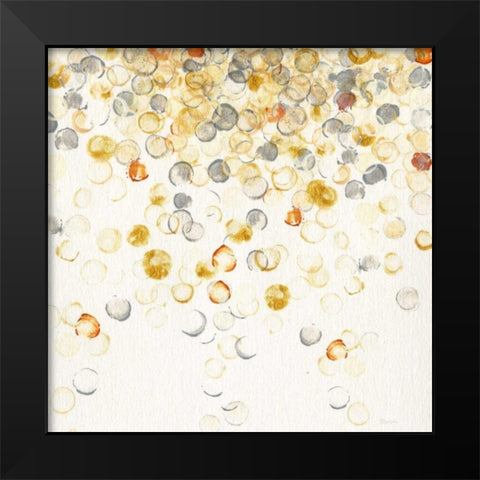 Golden Tones Black Modern Wood Framed Art Print by Craven, Katrina