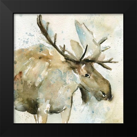 Trek Across the Black Modern Wood Framed Art Print by Robinson, Carol