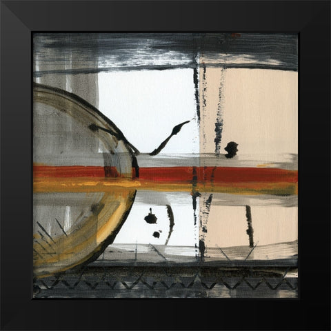 Brown Settlement II Black Modern Wood Framed Art Print by Jill, Susan