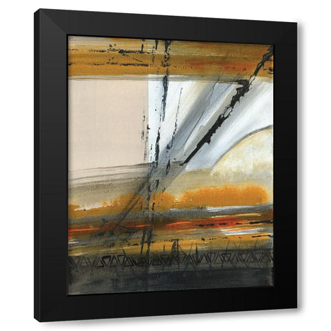 Brown Settlement III Black Modern Wood Framed Art Print by Jill, Susan