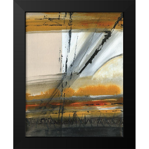 Brown Settlement III Black Modern Wood Framed Art Print by Jill, Susan
