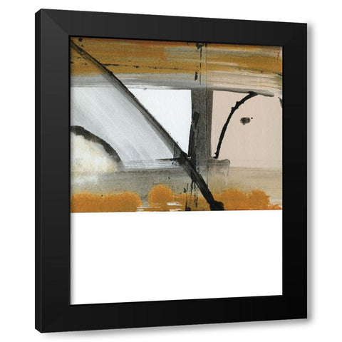 Brown Settlement IV Black Modern Wood Framed Art Print by Jill, Susan