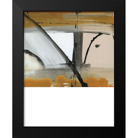 Brown Settlement IV Black Modern Wood Framed Art Print by Jill, Susan