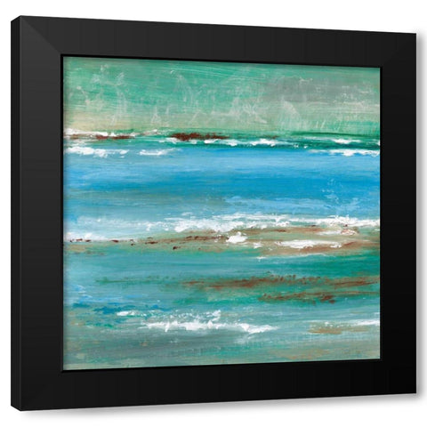 Tidal Pool II Black Modern Wood Framed Art Print by Tava Studios