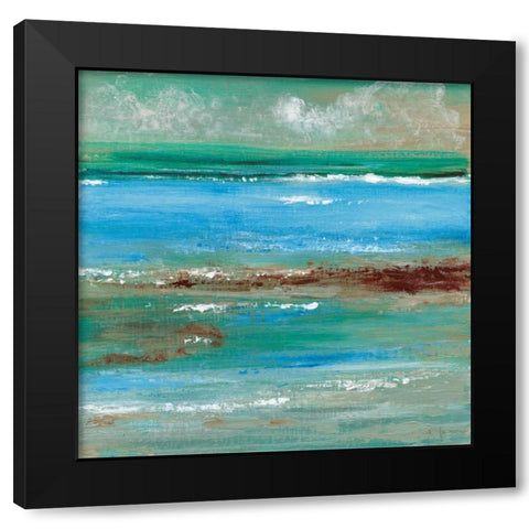 Tidal Pool III Black Modern Wood Framed Art Print by Tava Studios