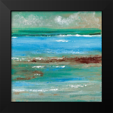 Tidal Pool III Black Modern Wood Framed Art Print by Tava Studios