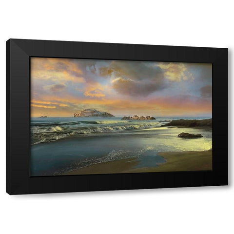 Daybreak Black Modern Wood Framed Art Print by Calascibetta, Mike