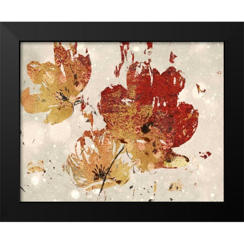 Splash of Spring I Black Modern Wood Framed Art Print by Nan