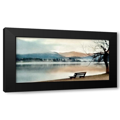 Inner Peace Black Modern Wood Framed Art Print with Double Matting by Weisz, Irene