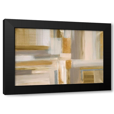Fields I Black Modern Wood Framed Art Print with Double Matting by Jill, Susan