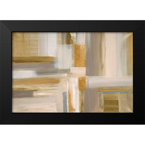 Fields I Black Modern Wood Framed Art Print by Jill, Susan
