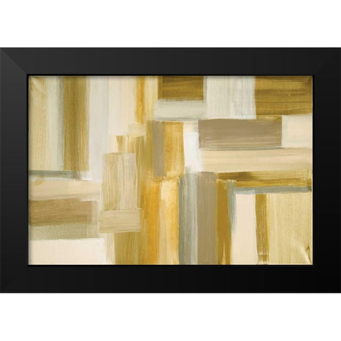 Fields II Black Modern Wood Framed Art Print by Jill, Susan