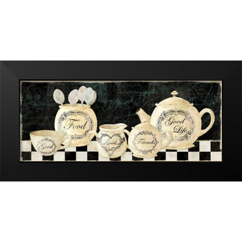 Heart of the Home Black Modern Wood Framed Art Print by Robinson, Carol