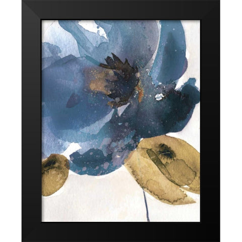 Blue Note I Black Modern Wood Framed Art Print by Robinson, Carol