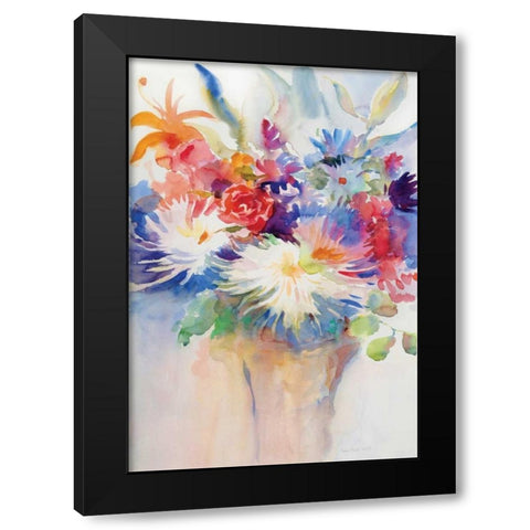 Impromptu Party I Black Modern Wood Framed Art Print by Troise Heidel, Theresa