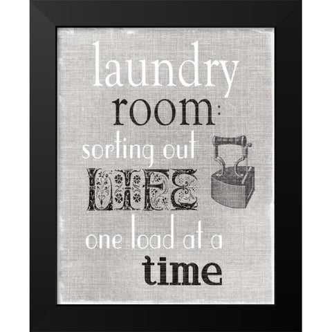 Sorting Out Life Black Modern Wood Framed Art Print by Robinson, Carol