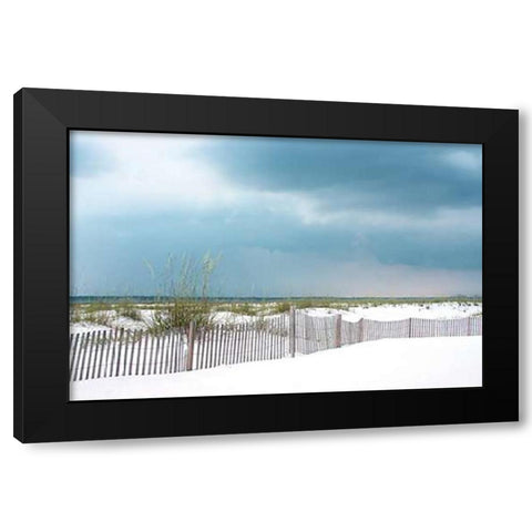 Sunset Isle I Black Modern Wood Framed Art Print with Double Matting by Delimont, Danita