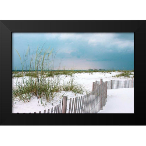 Sunset Isle II Black Modern Wood Framed Art Print by Delimont, Danita