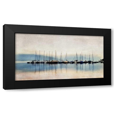 Serene Black Modern Wood Framed Art Print by Weisz, Irene