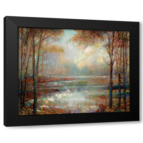Magical Spring Black Modern Wood Framed Art Print by Manning, Ruane