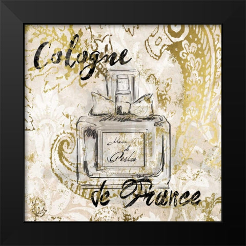 Cologne de France Black Modern Wood Framed Art Print by Robinson, Carol