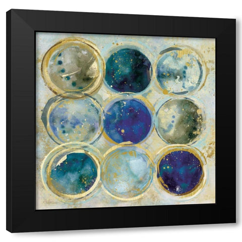 Alignment I Black Modern Wood Framed Art Print with Double Matting by Robinson, Carol