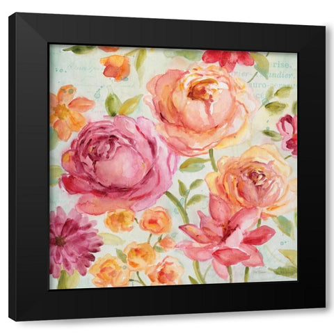 Warm Afternoon I Black Modern Wood Framed Art Print with Double Matting by Robinson, Carol