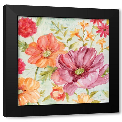 Warm Afternoon III Black Modern Wood Framed Art Print with Double Matting by Robinson, Carol