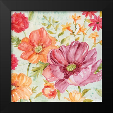 Warm Afternoon III Black Modern Wood Framed Art Print by Robinson, Carol