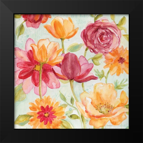 Warm Afternoon IV Black Modern Wood Framed Art Print by Robinson, Carol