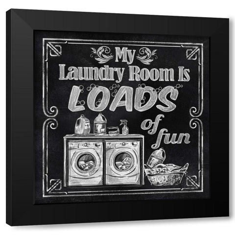 Loads of Fun Black Modern Wood Framed Art Print with Double Matting by Knutsen, Conrad