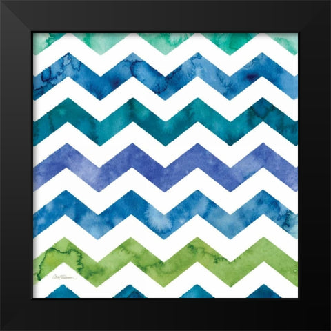 Zinga 1 Black Modern Wood Framed Art Print by Robinson, Carol