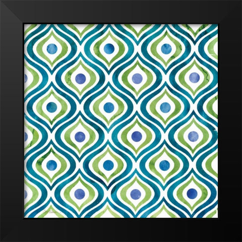 Zinga 2 Black Modern Wood Framed Art Print by Robinson, Carol