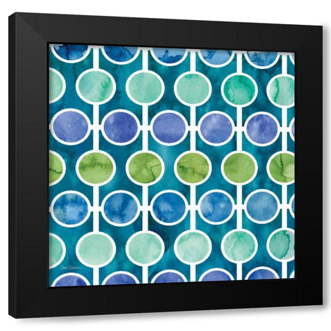 Zinga 3 Black Modern Wood Framed Art Print by Robinson, Carol