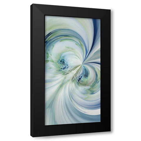 Dahlia Duo Black Modern Wood Framed Art Print with Double Matting by Delimont, Danita