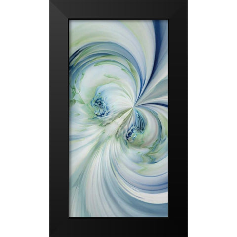 Dahlia Duo Black Modern Wood Framed Art Print by Delimont, Danita
