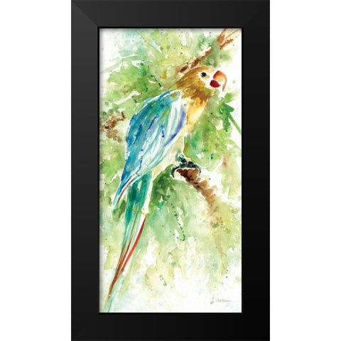 Island Beauty I Black Modern Wood Framed Art Print by Robinson, Carol